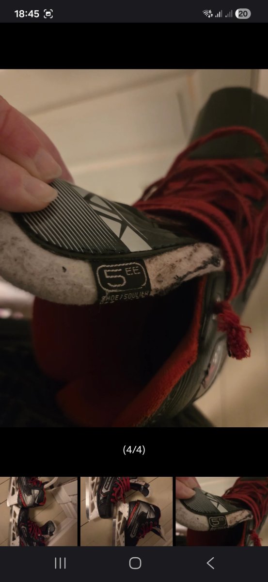 Målvaktsskridskor stl5EE